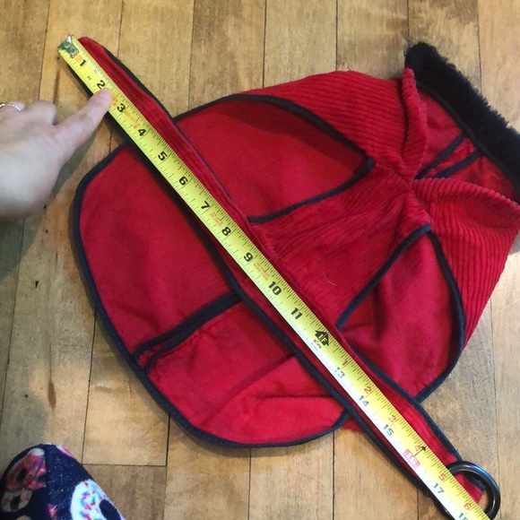 Vintage Red Corduroy Dog Jacket - XS - Picture 7 of 9